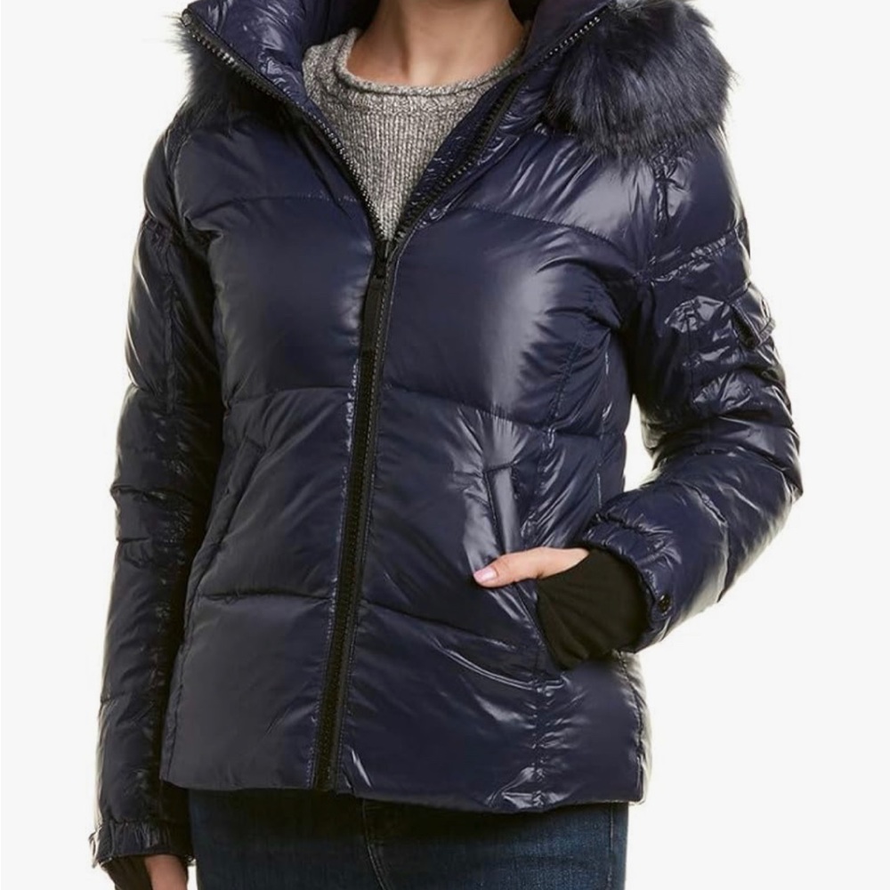 S13 Women's Kylie Down Puffer Jacket. Hood not included.